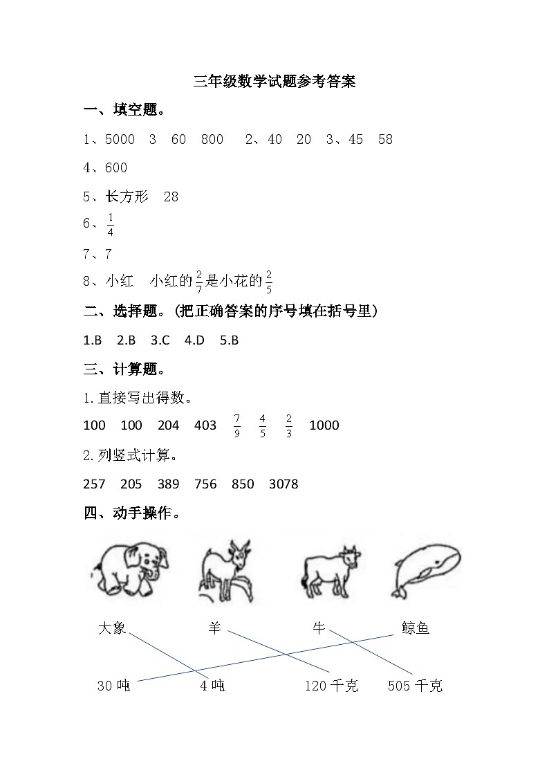 福建省福州市晋安区2023-2024学年三年级上学期期末数学试题(1)01
