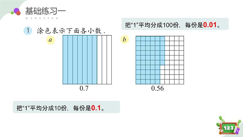 2.2(6)小数的意义--练习课（教学课件）四年级数学下册 沪教版05