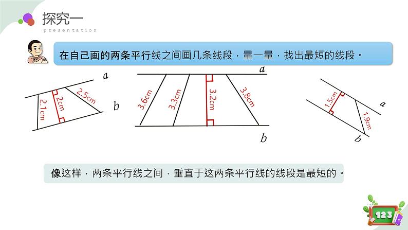 4.2(3)平行-平行线之间的距离（教学课件）四年级数学下册 沪教版07