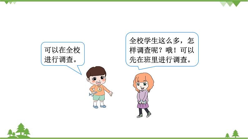 人教版二年级数学下册 1 数据收集整理-第1课时 调查与收集数据课件第3页