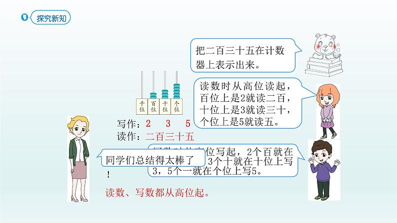 人教版二年级数学下册 7 万以内数的认识-第2课时 1000以内数的认识（2）课件第6页