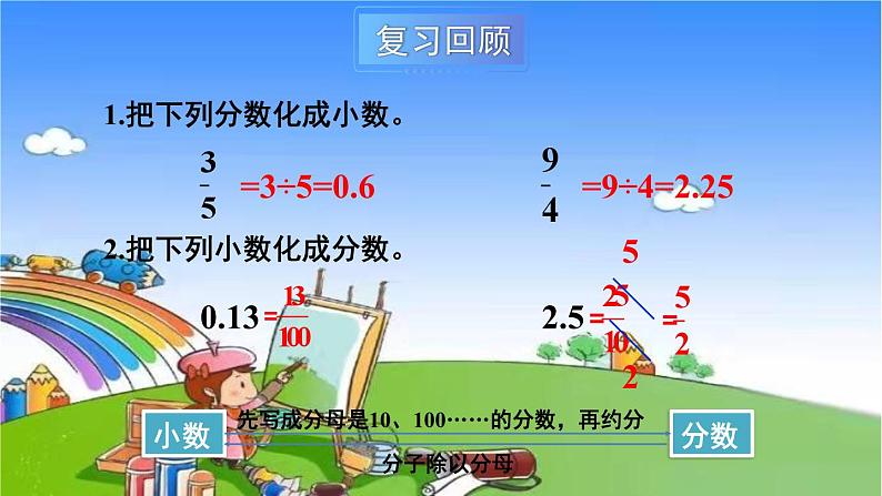 冀教版数学六年级上册 三 百分数-1.认识百分数课件03