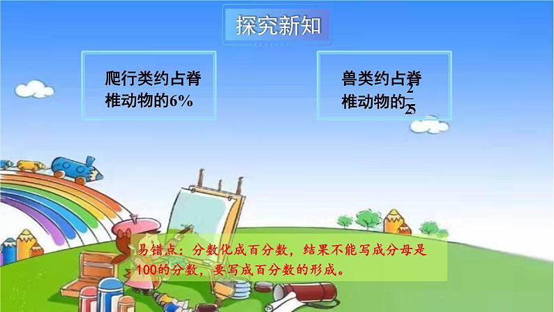 冀教版数学六年级上册 三 百分数-1.认识百分数课件06