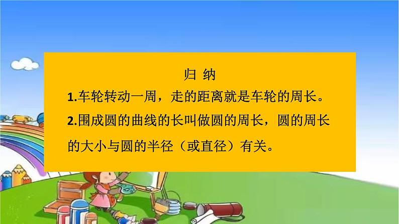 冀教版数学六年级上册 四 圆的周长和面积-1.圆的周长和面积课件08