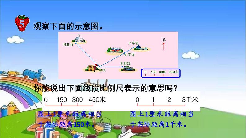 第4课时 认识线段比例尺，确定物体位置第6页