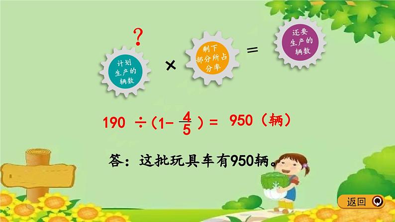 冀教版数学五年级下册 6.4 分数除法问题（2）课件第7页