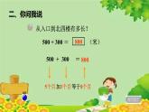 青岛版数学二年级下册 第2单元 万以内数的认识-整十、整百、整千数加减法课件