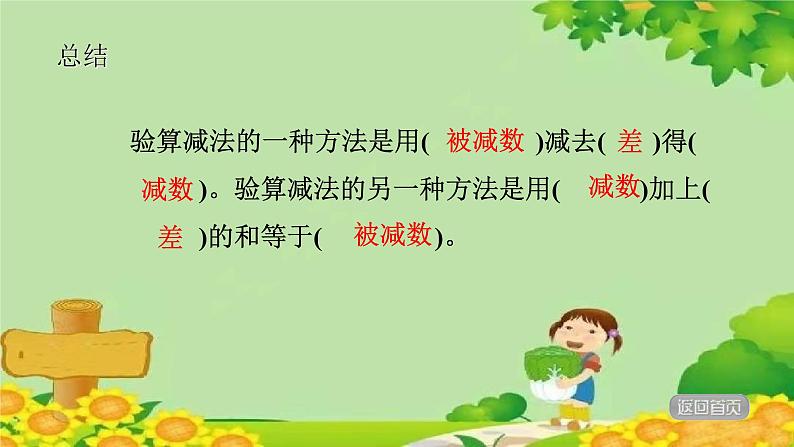 青岛版数学二年级下册 第4单元 万以内的加减法（一）加减法验算课件第7页