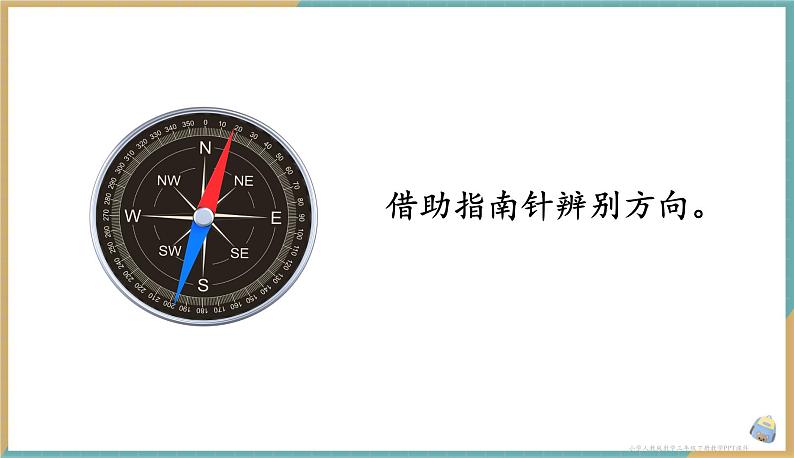 人教版小学数学三年级下册1.1 认识东、南、西、北四个方向 课件第7页