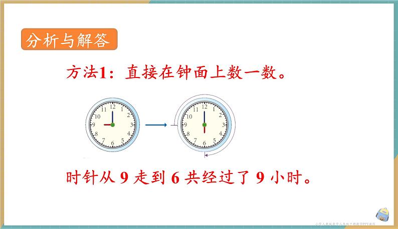 人教版小学数学三年级下册6.4 利用24时计时法解决问题 课件05