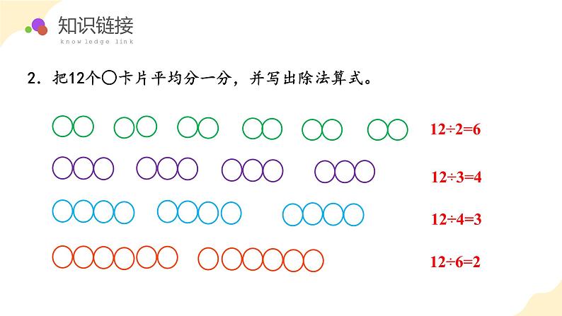 人教版小学数学二年级下册2.4《 用2-6的乘法口诀求商》课件06