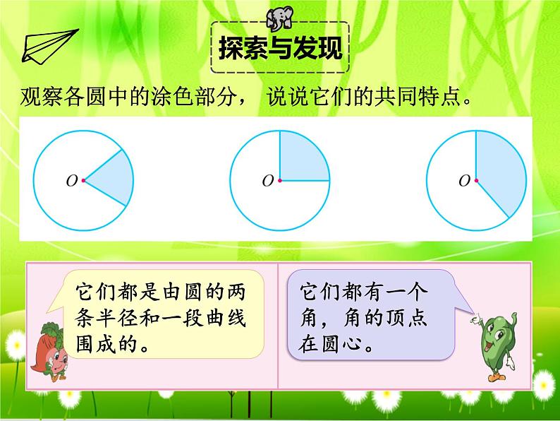 苏教版数学五年级下册 第六单元 圆-第二课时 扇形的初步认识课件第6页