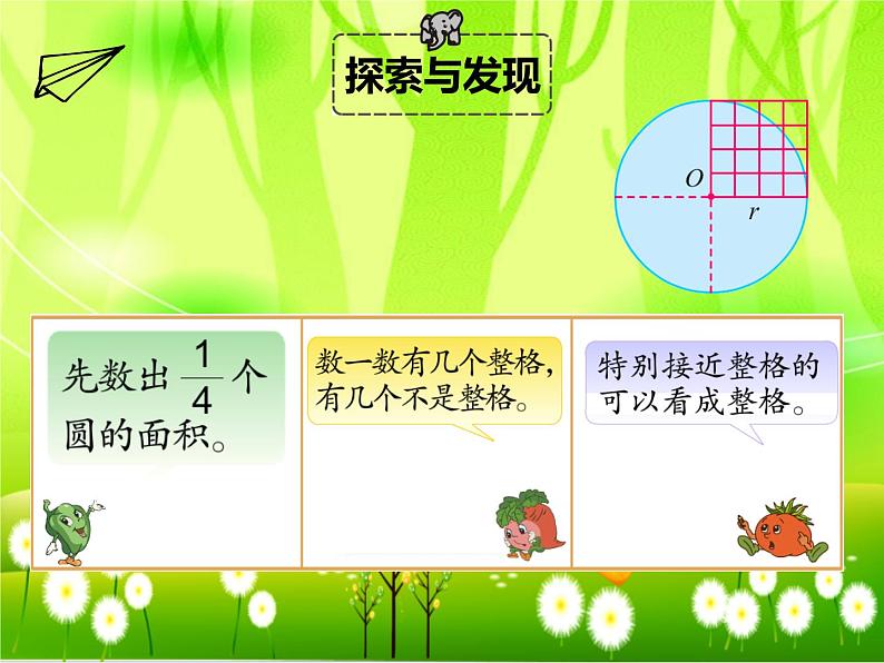 苏教版数学五年级下册 第六单元 圆-第四课时 圆的面积（1）课件06