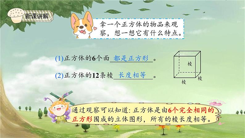 人教版数学五年级下册 3.2 长方体和正方体的认识（例2,3）课件07