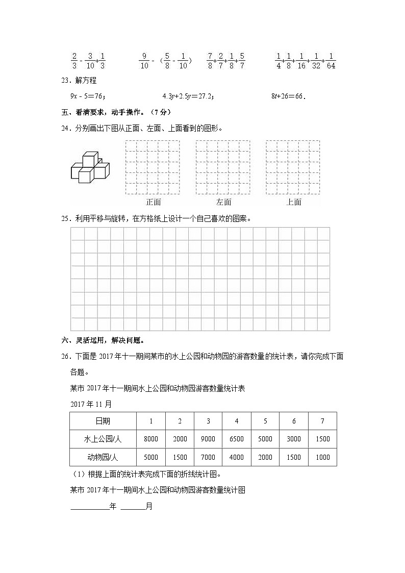 2023年福建省福州市晋安区小升初数学试卷03