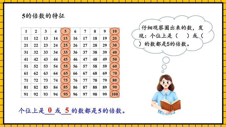 人教版数学五年级下册 2.3《2、5的倍数的特征》课件+教案+分层练习+课前课中课后任务单08