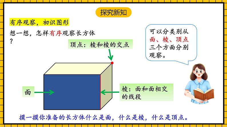 人教版数学五年级下册 3.1《长方体的认识》课件第8页