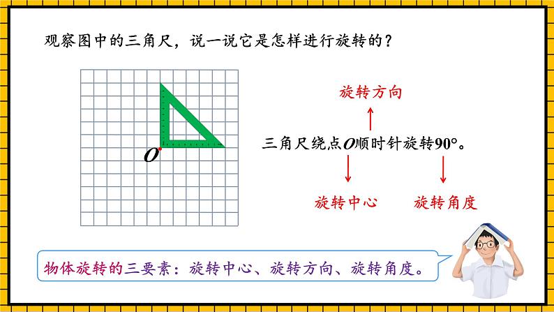 人教版数学五年级下册 5.2《在方格纸上画出旋转后的图形》课件+教案+分层练习+课前课中课后任务单04