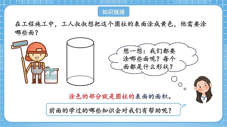 人教版数学六年级下册 3.2《圆柱的表面积》例3例4 课件+教案+分层练习04