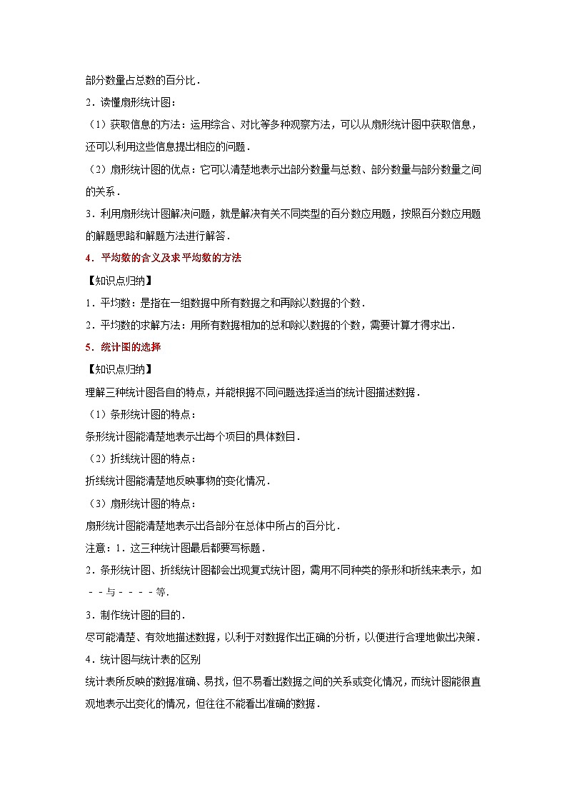 （小升初培优讲义）统计与概率（核心考点+典题精练）-2023-2024学年六年级下册数学高频易错尖子生培优讲义（人教版）第2页