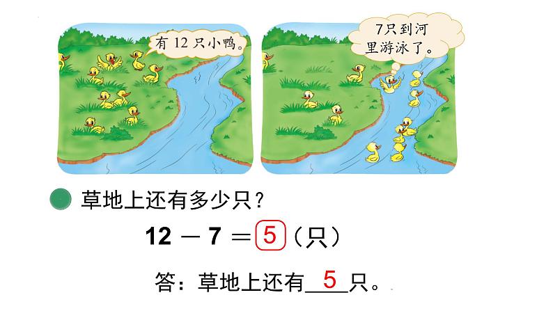 北师大版一年级下册数学《快乐的小鸭》（课件）06