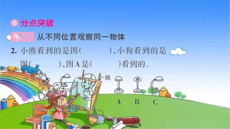 北师大版数学三年级上册 第二单元 观察物体习题课件06