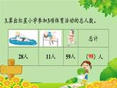 人教版数学二年级上册 第2单元 100以内的加法和减法（二）练习五课件