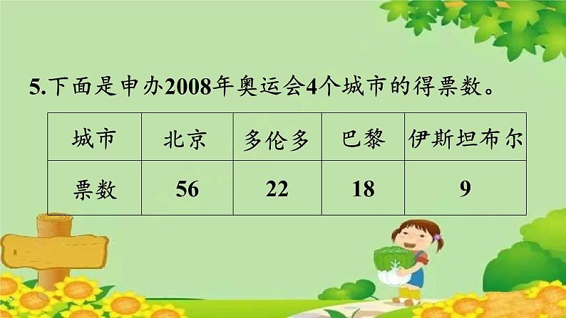 人教版数学二年级上册 第2单元 100以内的加法和减法（二）练习四课件第7页