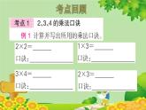 人教版数学二年级上册 第4单元 表内乘法（一）整理和复习课件