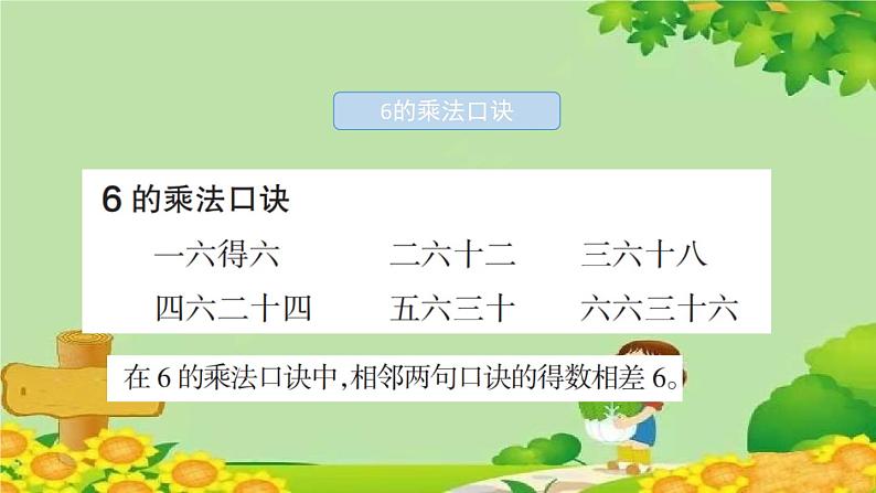 青岛版（五四制）数学二年级上册 3.1.6的乘法口诀课件08
