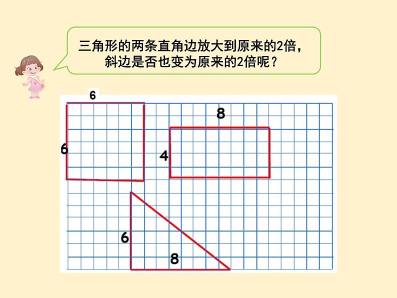 【同步课件】人教版数学六年级下册4.6 图形的放大与缩小（例4）第5页