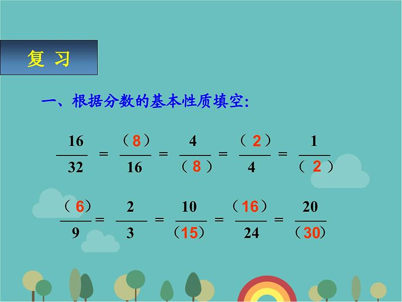 青岛版（六三）数学五年级下册 三 剪纸中的数学—分数加减法（一）-2 同分母分数加减法 (2)课件第3页