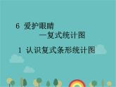 青島版（六三）數(shù)學(xué)五年級(jí)下冊(cè) 六 愛護(hù)眼睛—復(fù)式統(tǒng)計(jì)圖-1 復(fù)式條形統(tǒng)計(jì)圖 (2)課件
