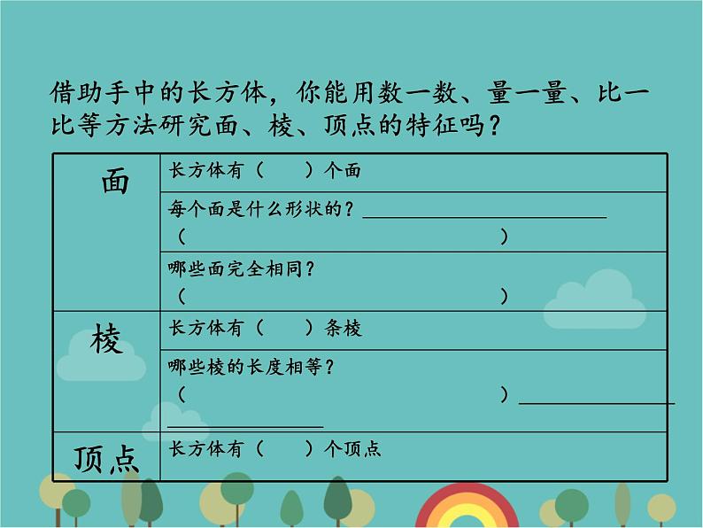 青岛版（六三）数学五年级下册 七 包装盒—长方体和正方体-1 长方体的特征课件08