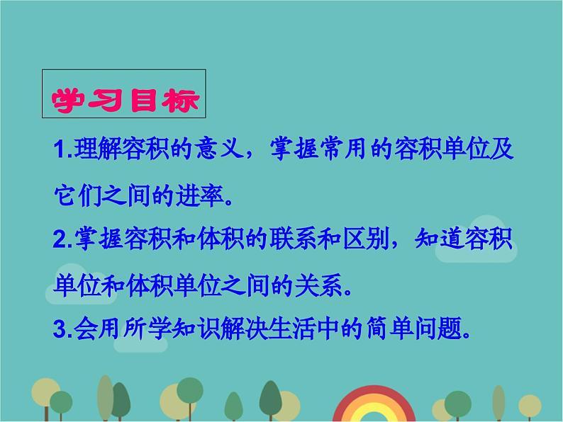 青岛版（六三）数学五年级下册 七 包装盒—长方体和正方体-2 容积和容积单位课件第2页