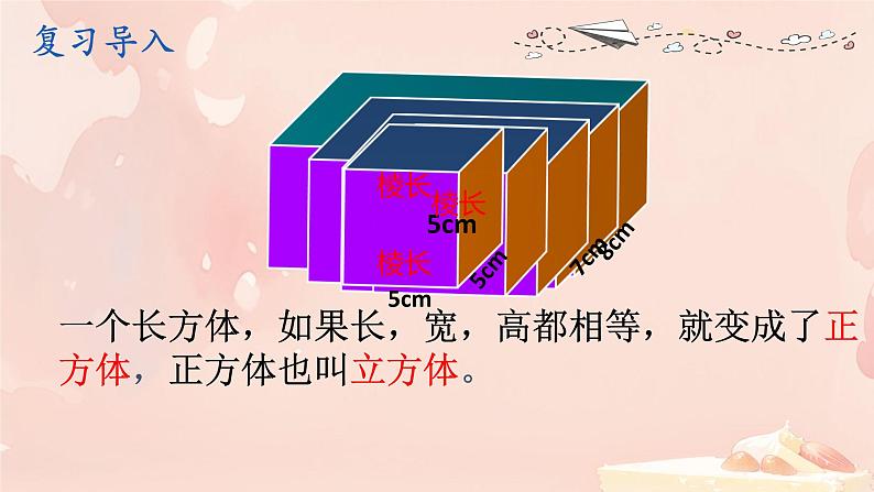 五年级下册数学人教版《正方体》（课件）第4页