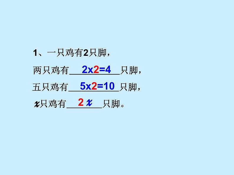 数学广角——鸡兔同笼_课件第3页