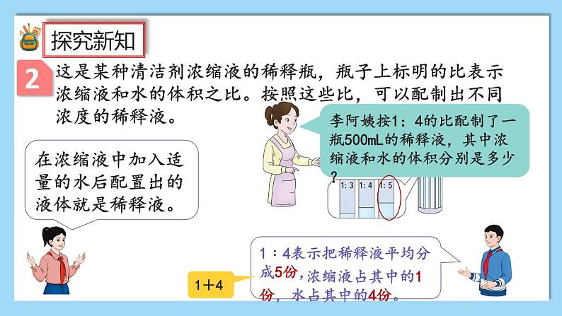 人教版数学六年级上册4.4《按比分配》课件+教案+练习03