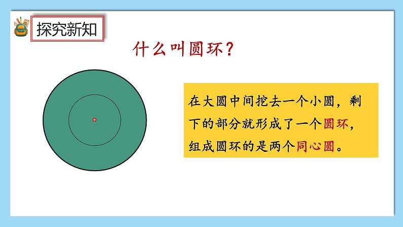 人教版数学六年级上册5.3.2《圆环的面积》课件+教案03