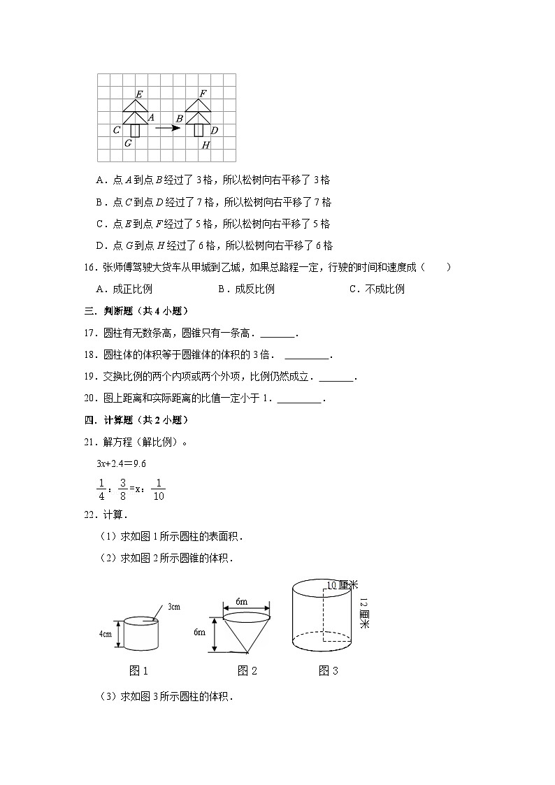 北京市2023-2024学年六年级下学期数学高频易错期中必刷卷03