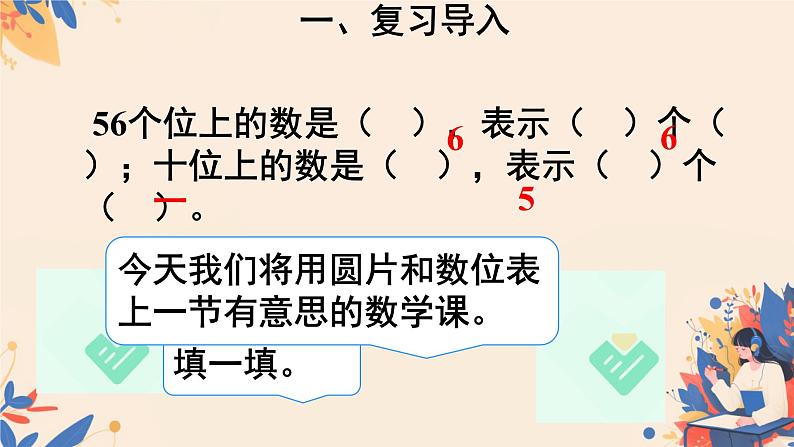 人教版小学一年级数学下册 100以内数的认识 整十数加减一位数课件第2页