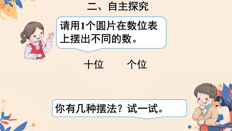 人教版小学一年级数学下册 100以内数的认识 整十数加减一位数课件第3页