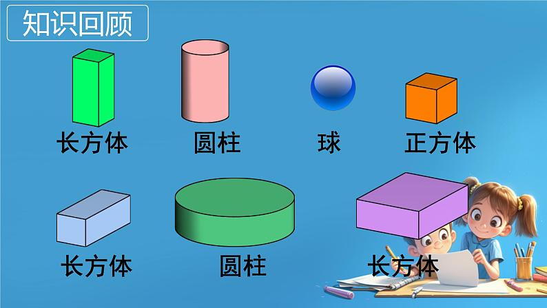 人教版小学一年级数学下册 总复习   位置和图形-认识钟表 课件06