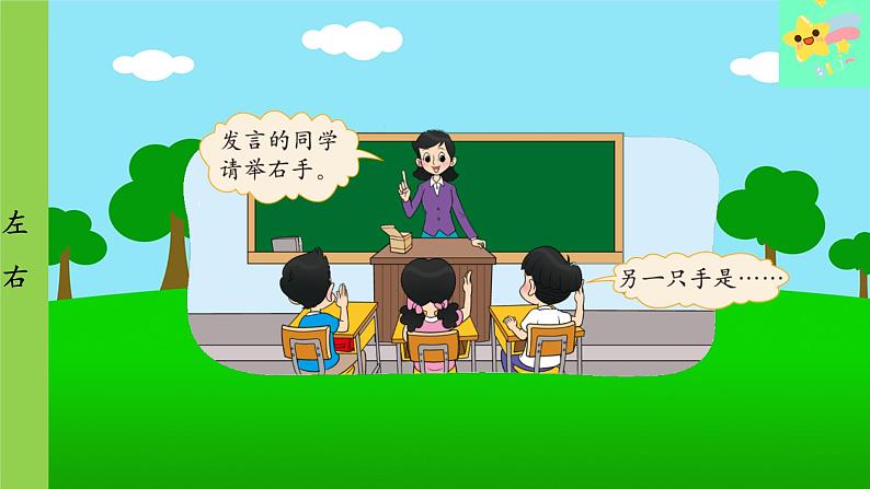 北师大版数学一年级上册 第5单元 位置与顺序-第3课时 左右课件第4页