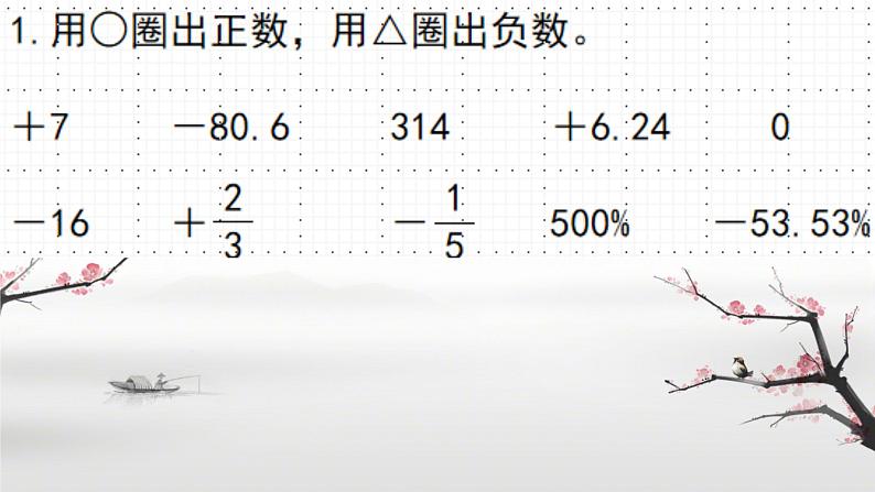 人教版小学六年级数学下册  负数课件03