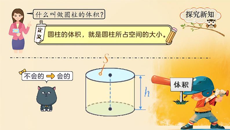 人教版小学六年级数学下册  圆柱的体积课件第3页