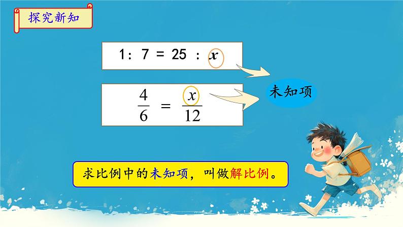 人教版小学六年级数学下册 解比例   课件第7页