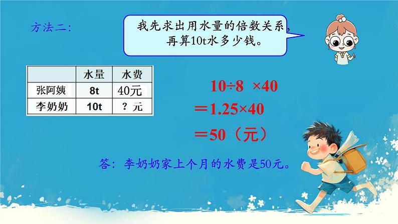 人教版小学六年级数学下册 用正比例解决问题 课件06