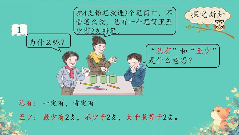 人教版小学六年级数学下册 数学广角 （鸽巢问题）   课件02