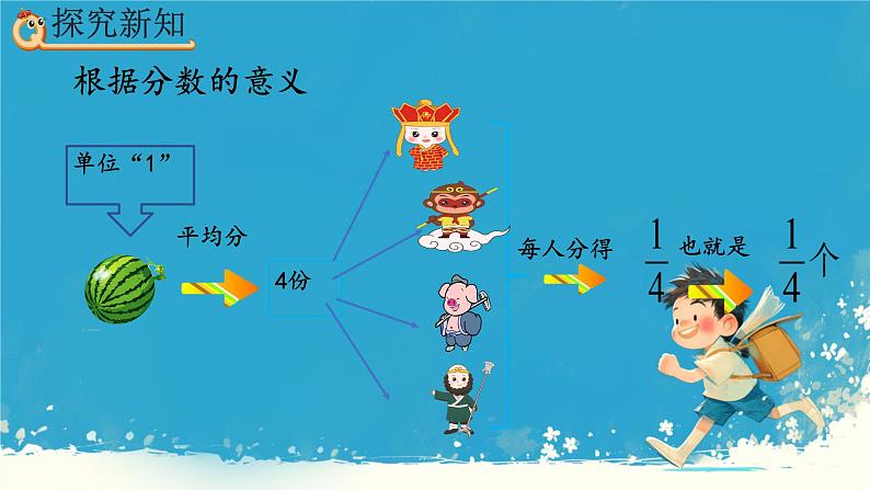 人教版小学五年级数学下册分数与除法(1)课件第4页